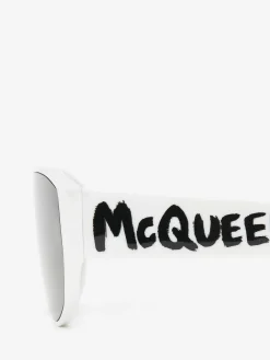 McQueen Graffiti Mask Sunglasses in ><noscript><img width=