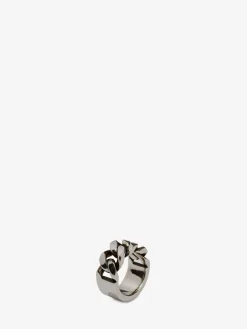 Men's Chain Ring in >Alexander McQueen Store