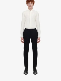 Men's Concealed Placket Shirt in >Alexander McQueen Online