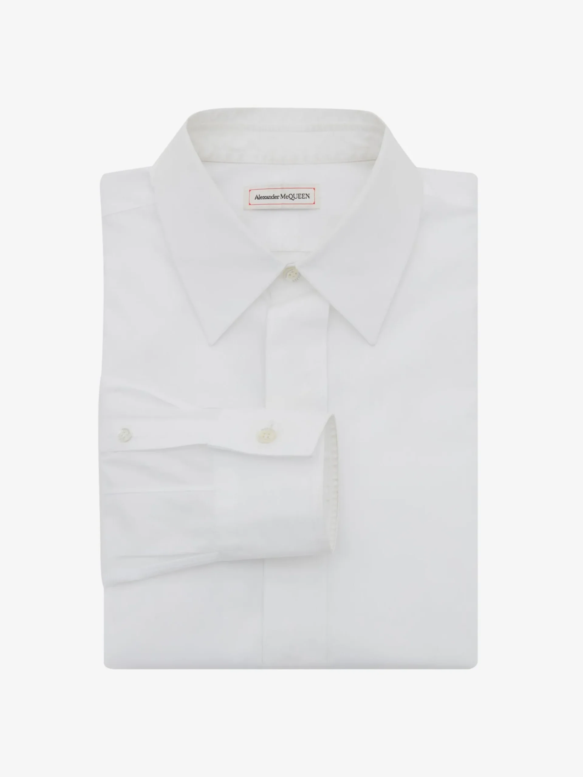 Men's Cotton Poplin Shirt in >Alexander McQueen Cheap