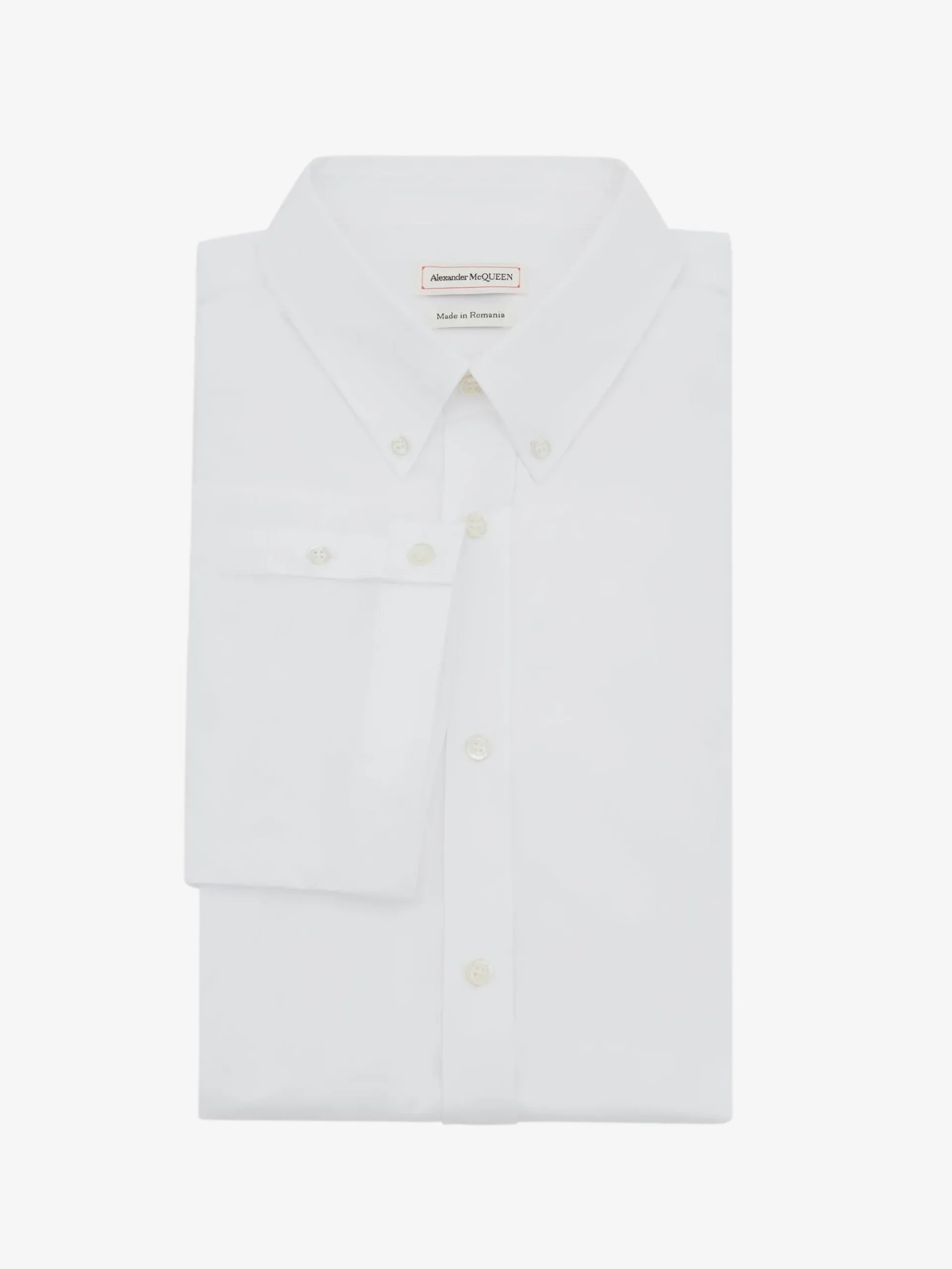 Men's Cotton Poplin Shirt in >Alexander McQueen Cheap