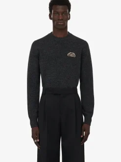 Men's Crystal Seal Logo Jumper in ><noscript><img width=