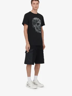 Men's Crystal Skull T-shirt in ><noscript><img width=