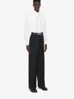 Men's Deep Pleat Tailored Trousers in ><noscript><img width=