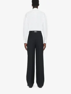 Men's Deep Pleat Tailored Trousers in ><noscript><img width=
