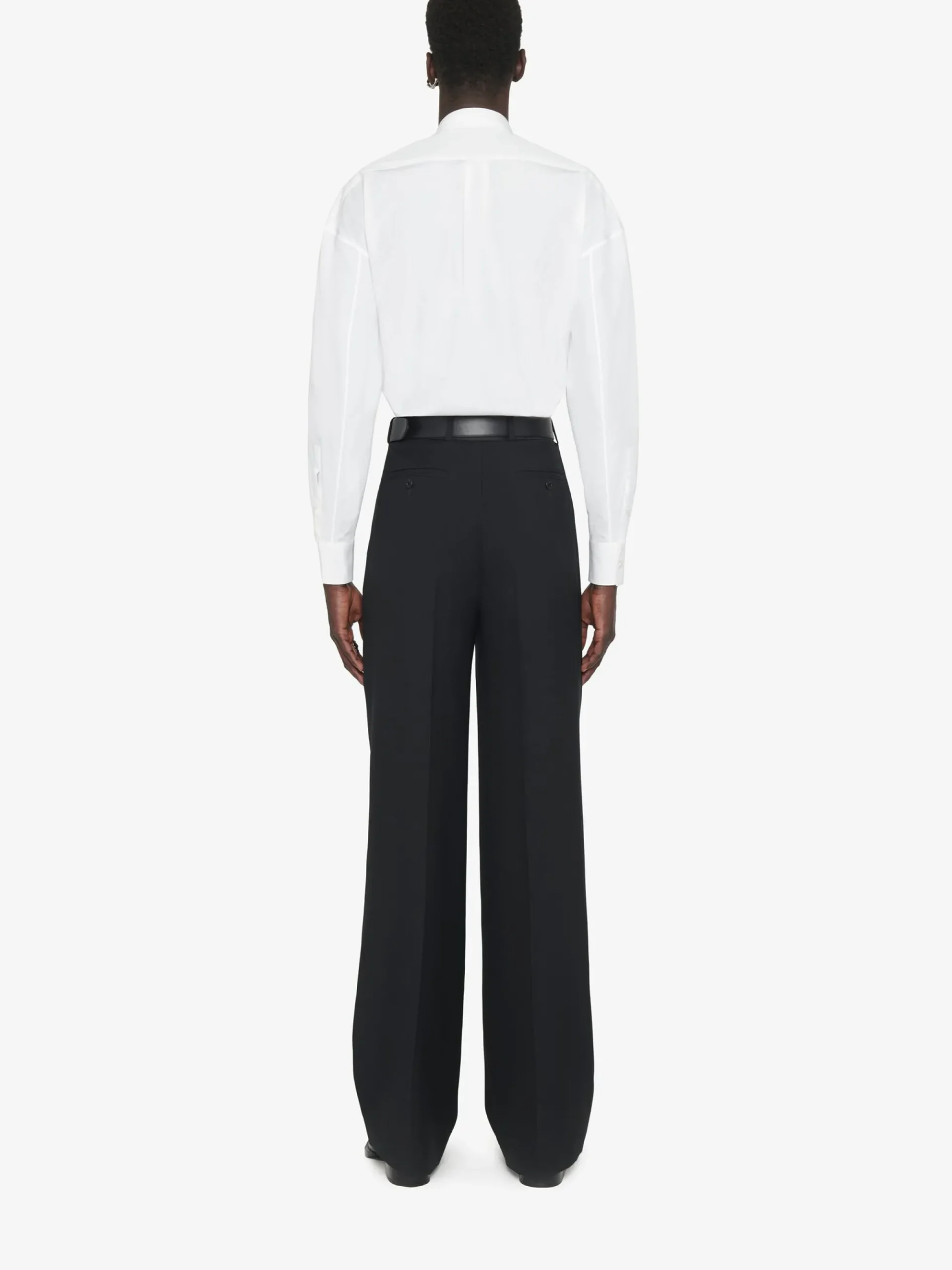 Men's Deep Pleat Tailored Trousers in >Alexander McQueen Cheap