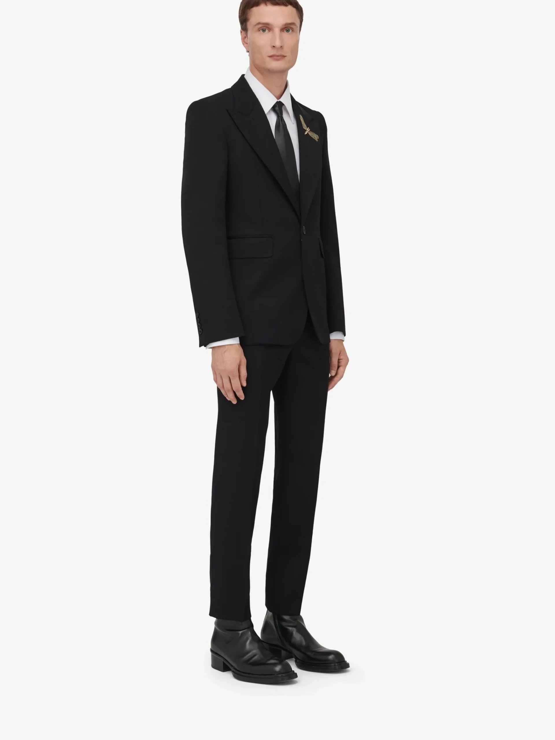 Men's Dragonfly Applique Single-breasted Jacket in >Alexander McQueen Cheap