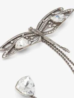 Men's Dragonfly Double Pin Brooch in ><noscript><img width=