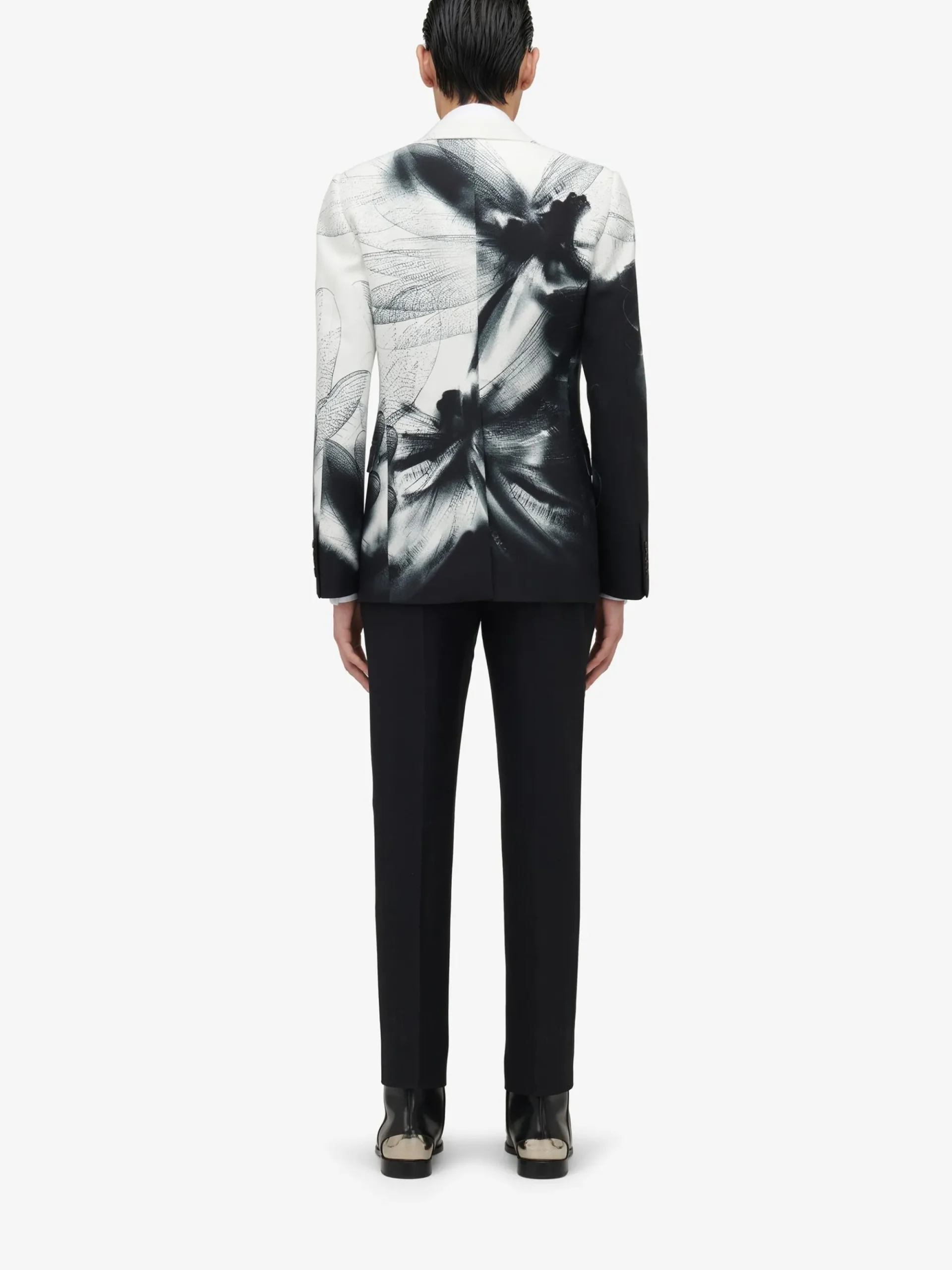 Men's Dragonfly Shadow Double-breasted Jacket in >Alexander McQueen Fashion