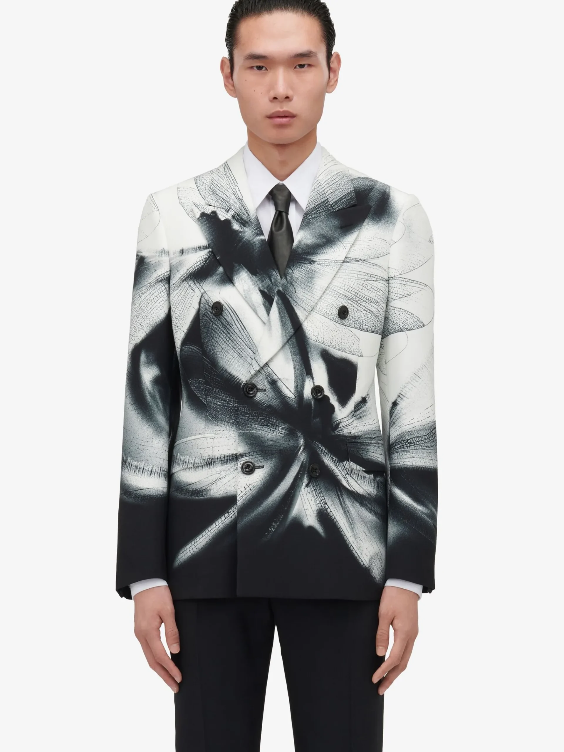 Men's Dragonfly Shadow Double-breasted Jacket in >Alexander McQueen Fashion