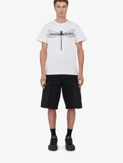 Men's Dragonfly T-shirt in >Alexander McQueen Fashion