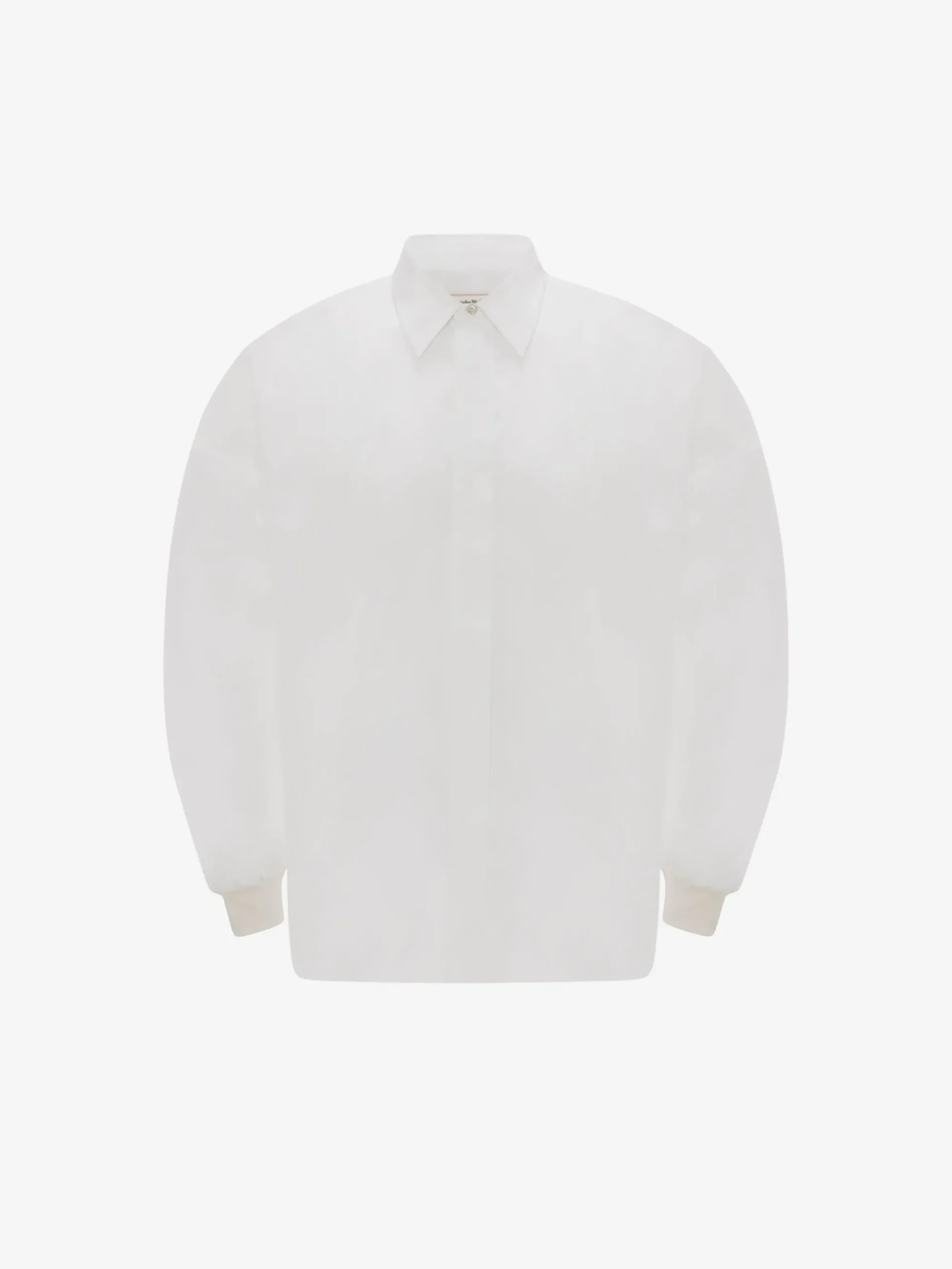Men's Dropped Shoulder Poplin Shirt in >Alexander McQueen Discount