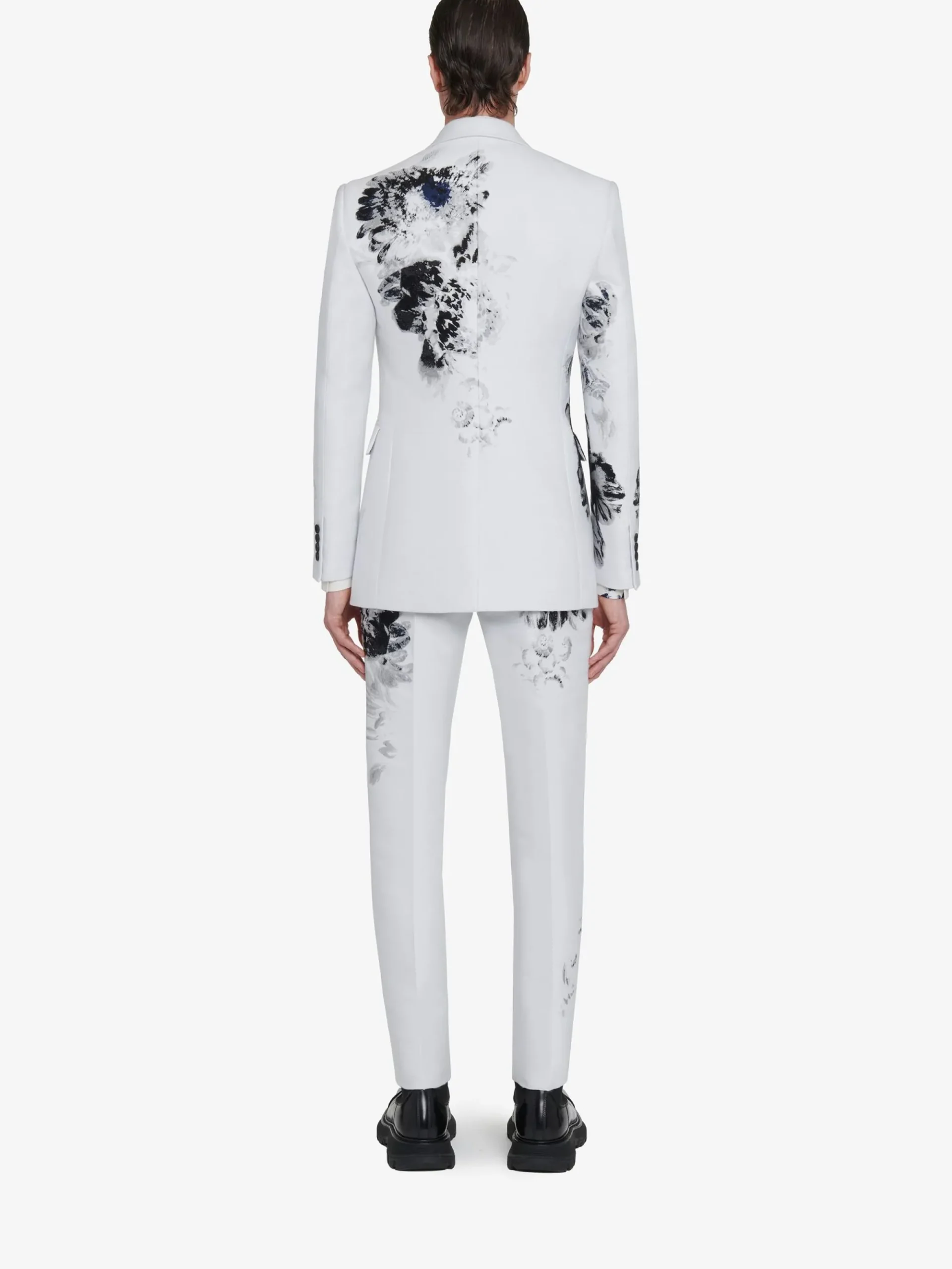 Men's Dutch Flower Double-breasted Jacket in >Alexander McQueen Outlet