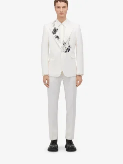 Men's Dutch Flower Single-breasted Jacket in >Alexander McQueen Fashion