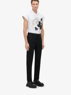 Men's Dutch Flower Sleeveless Shirt in ><noscript><img width=