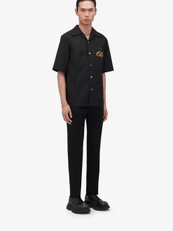Men's Embroidered Hawaiian Shirt in ><noscript><img width=