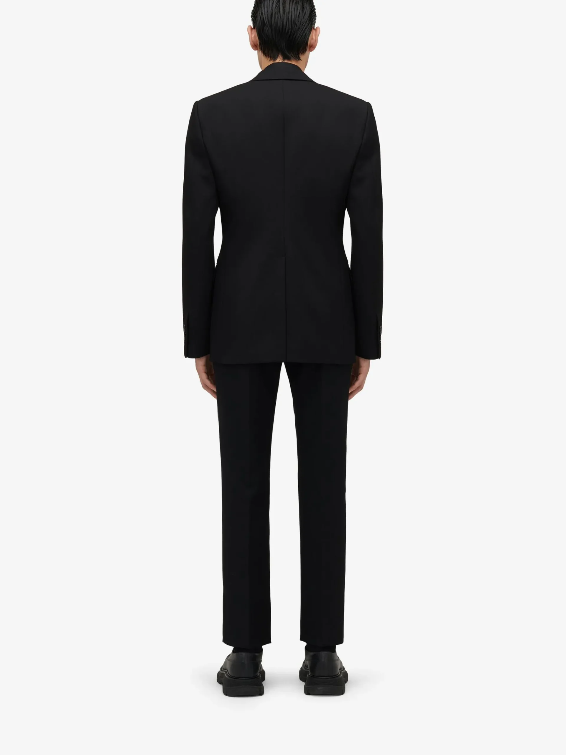 Men's Embroidered Single-breasted Jacket in >Alexander McQueen Outlet
