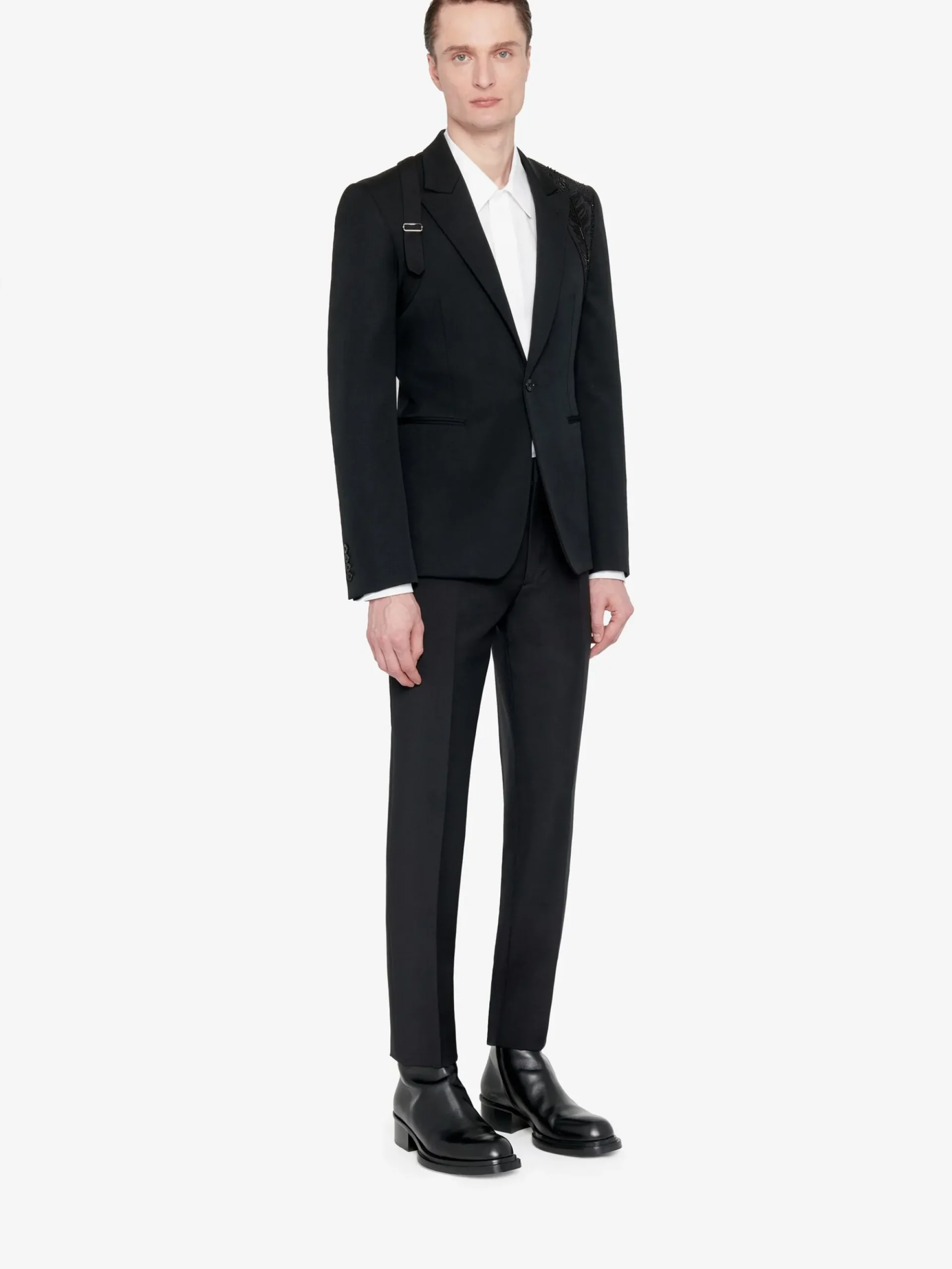 Men's Evening Cigarette Trousers in >Alexander McQueen Fashion