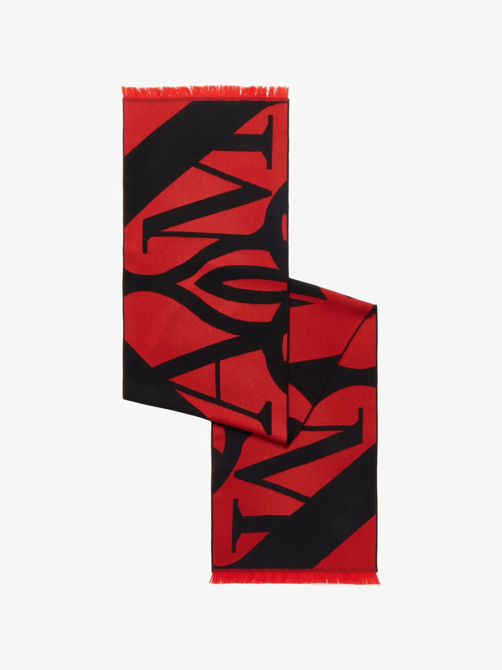 Men's Exploded Seal Logo Scarf in >Alexander McQueen Cheap