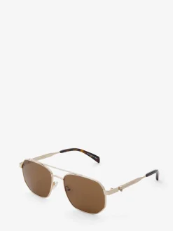 Men's Floating Skull Metal Caravan Sunglasses in ><noscript><img width=