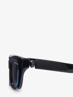 Men's Floating Skull Rectangular Sunglasses in ><noscript><img width=
