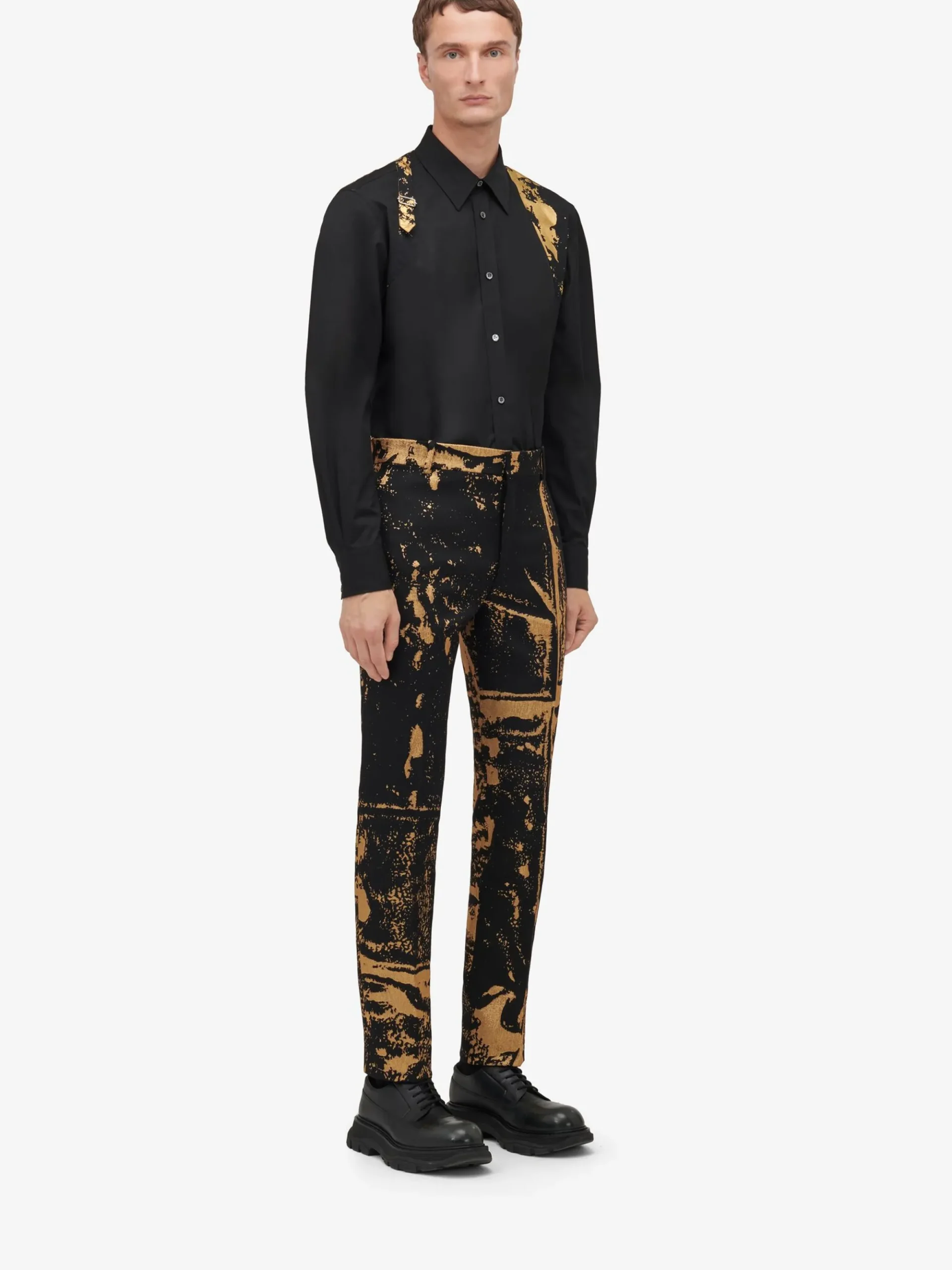 Men's Fold Harness Shirt in >Alexander McQueen Discount