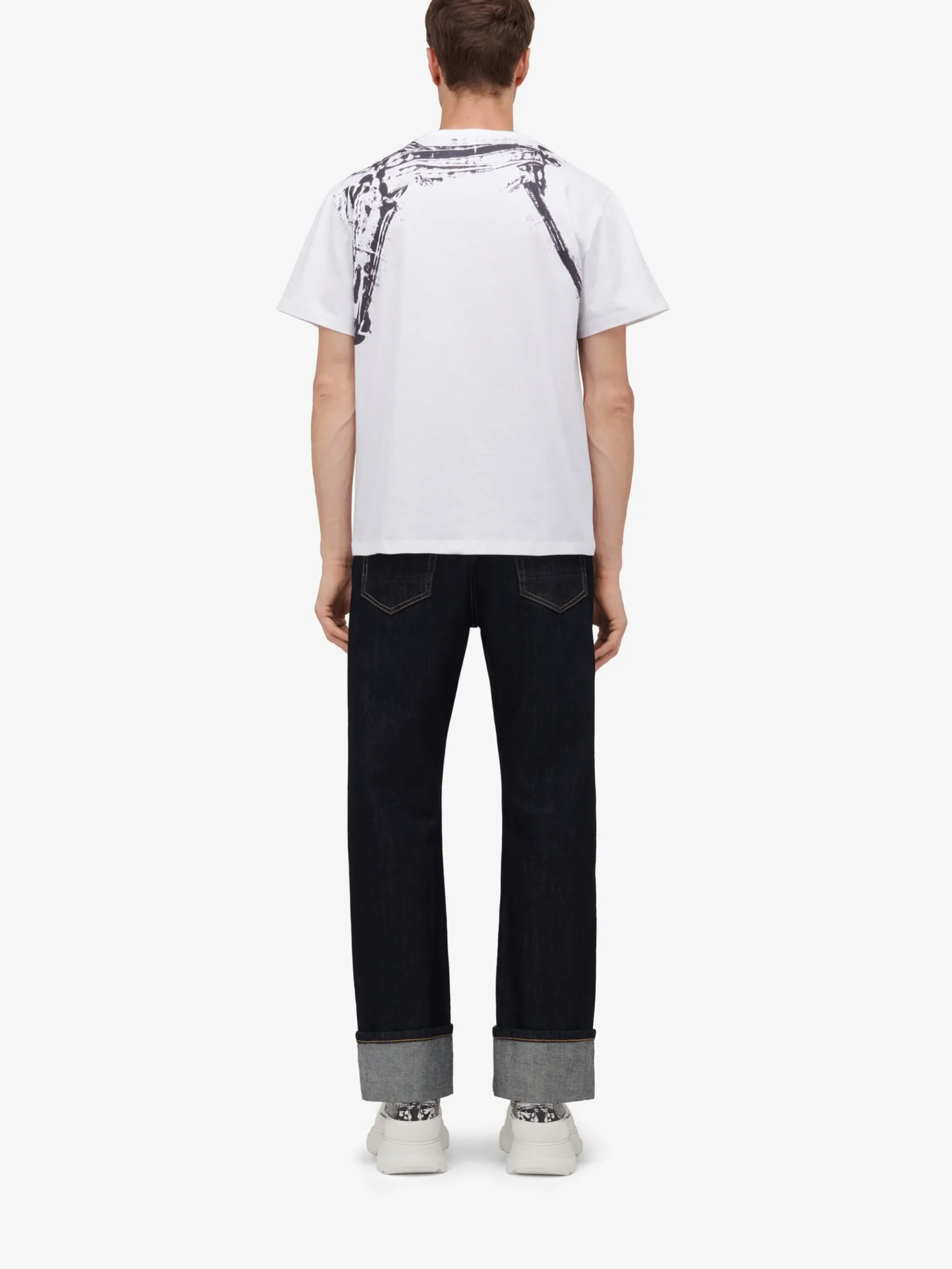 Men's Fold Harness T-shirt in >Alexander McQueen Online