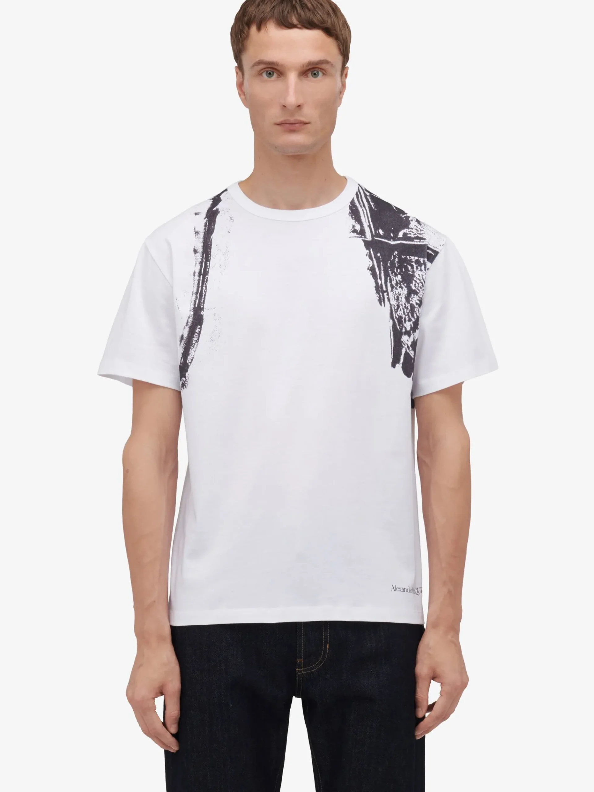 Men's Fold Harness T-shirt in >Alexander McQueen Online