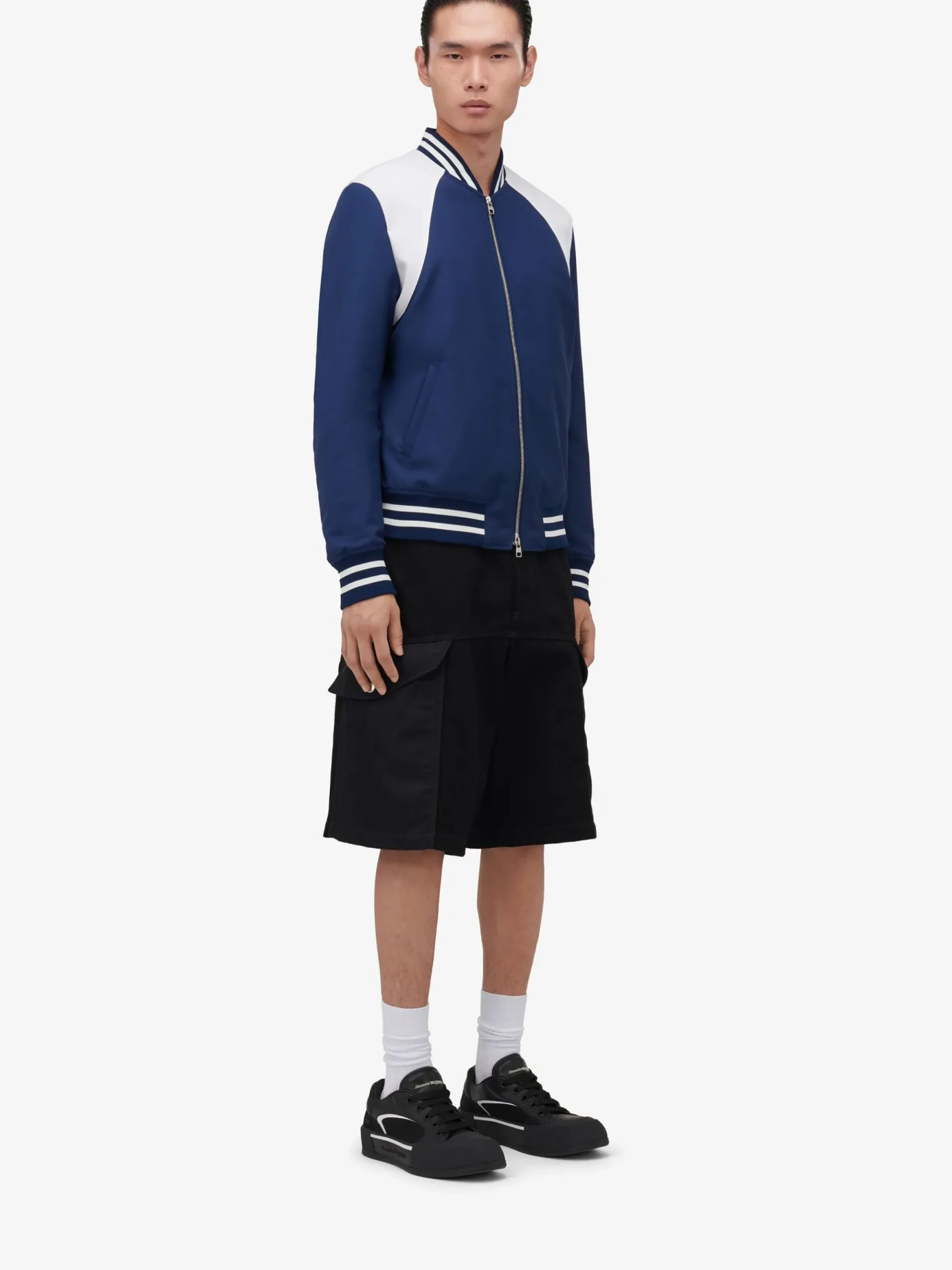 Men's Harness Bomber Jacket in >Alexander McQueen Store