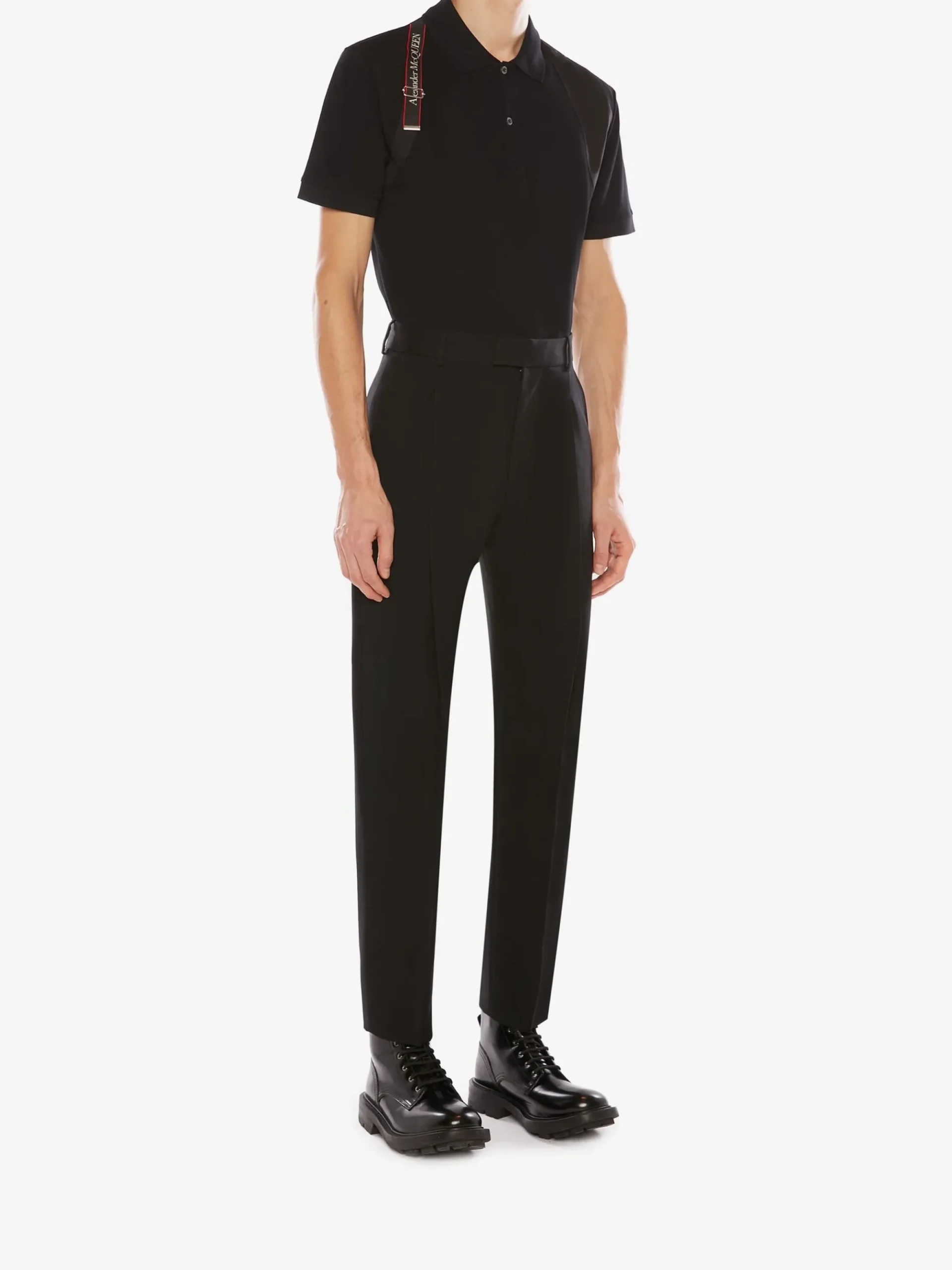 Men's Harness Polo Shirt in >Alexander McQueen Best