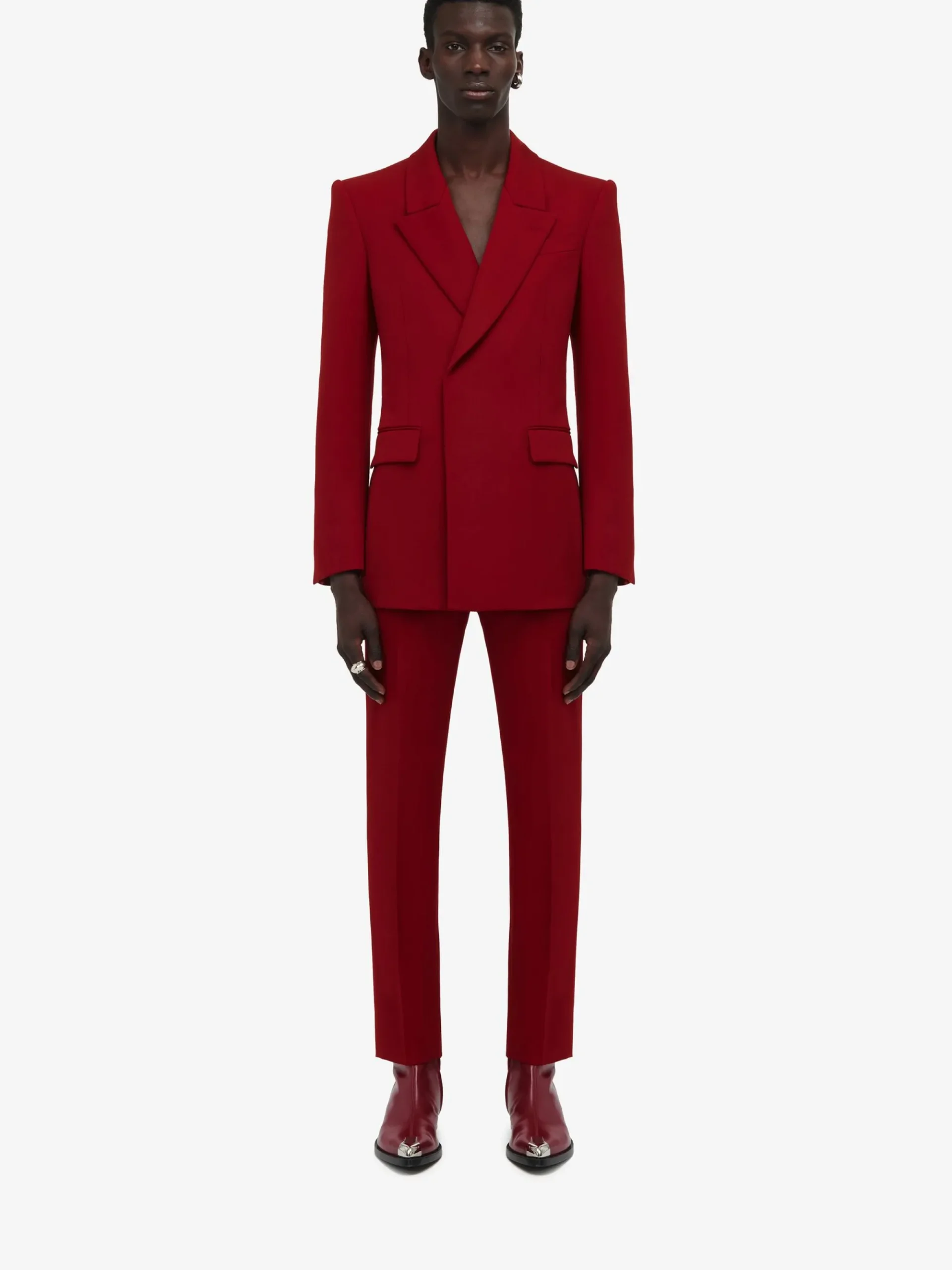 Men's Horizontal Lapel Double-breasted Jacket in >Alexander McQueen Hot