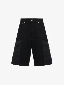 Men's Hybrid Denim Shorts in >Alexander McQueen New