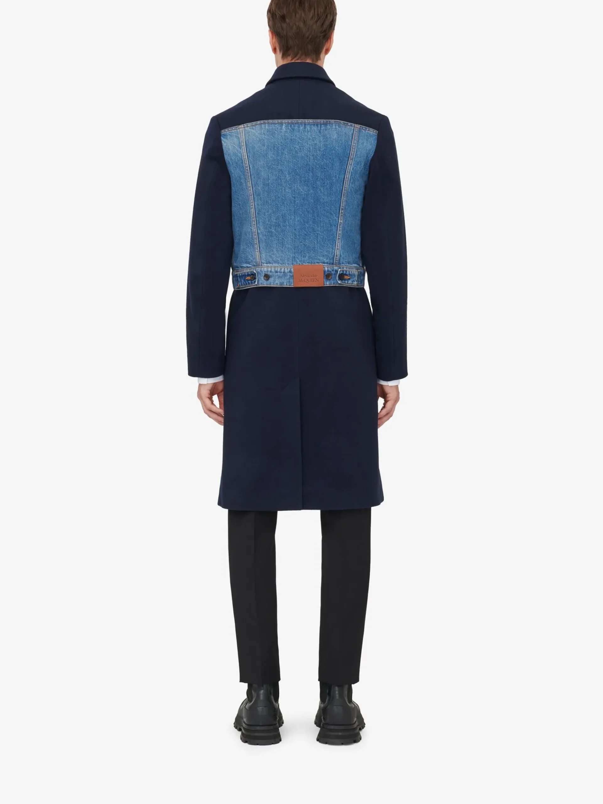 Men's Hybrid Overcoat in >Alexander McQueen Cheap