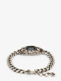 Men's Ivy Skull Chain Bracelet in ><noscript><img width=