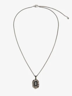 Men's Ivy Skull Necklace in >Alexander McQueen Discount