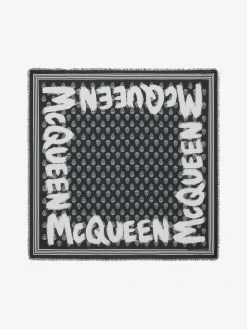 Men's McQueen Graffiti Biker Scarf in >Alexander McQueen Discount