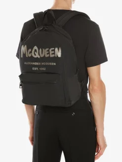 Men's McQueen Graffiti Metropolitan Backpack in ><noscript><img width=
