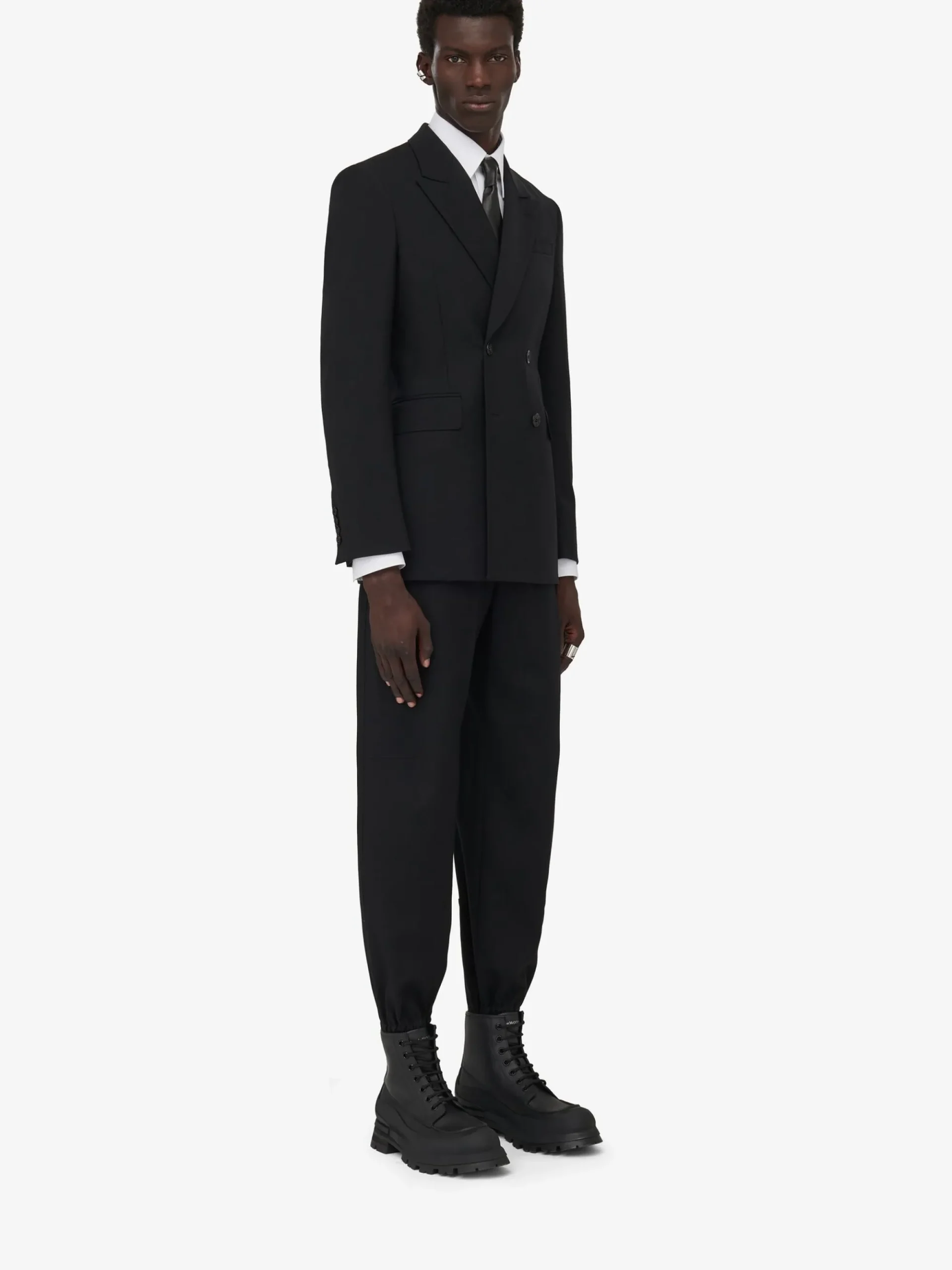 Men's Neat Shoulder Double-breasted Jacket in >Alexander McQueen Store