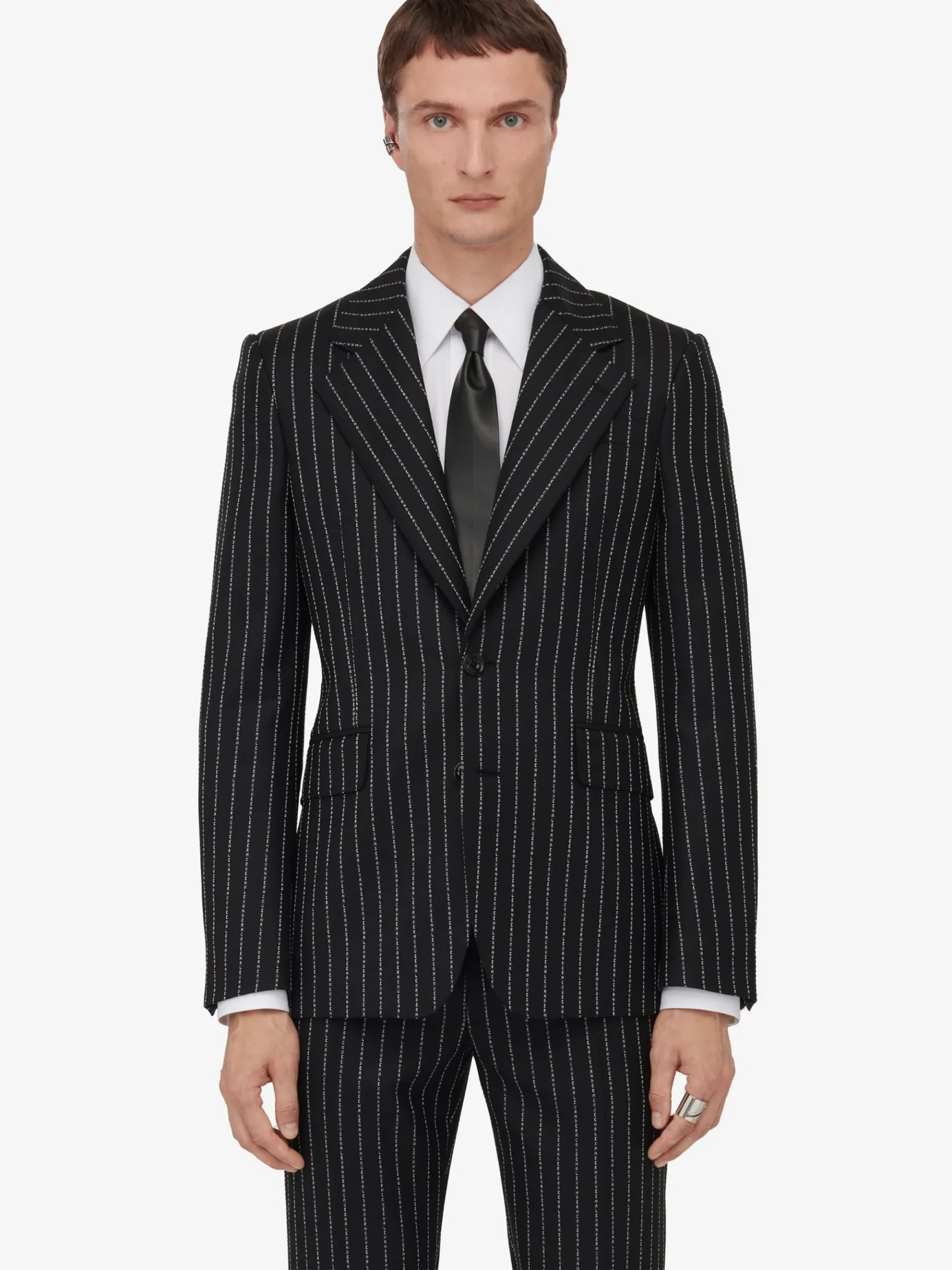 Men's Neat Shoulder Single-breasted Jacket in >Alexander McQueen Best Sale