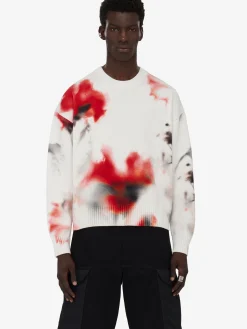 Men's Obscured Flower Jumper in ><noscript><img width=