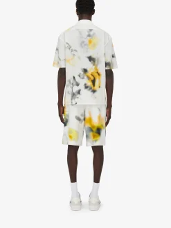 Men's Obscured Flower Shorts in ><noscript><img width=