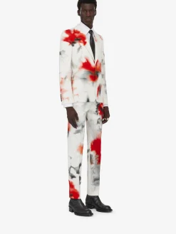 Men's Obscured Flower Single-breasted Jacket in ><noscript><img width=