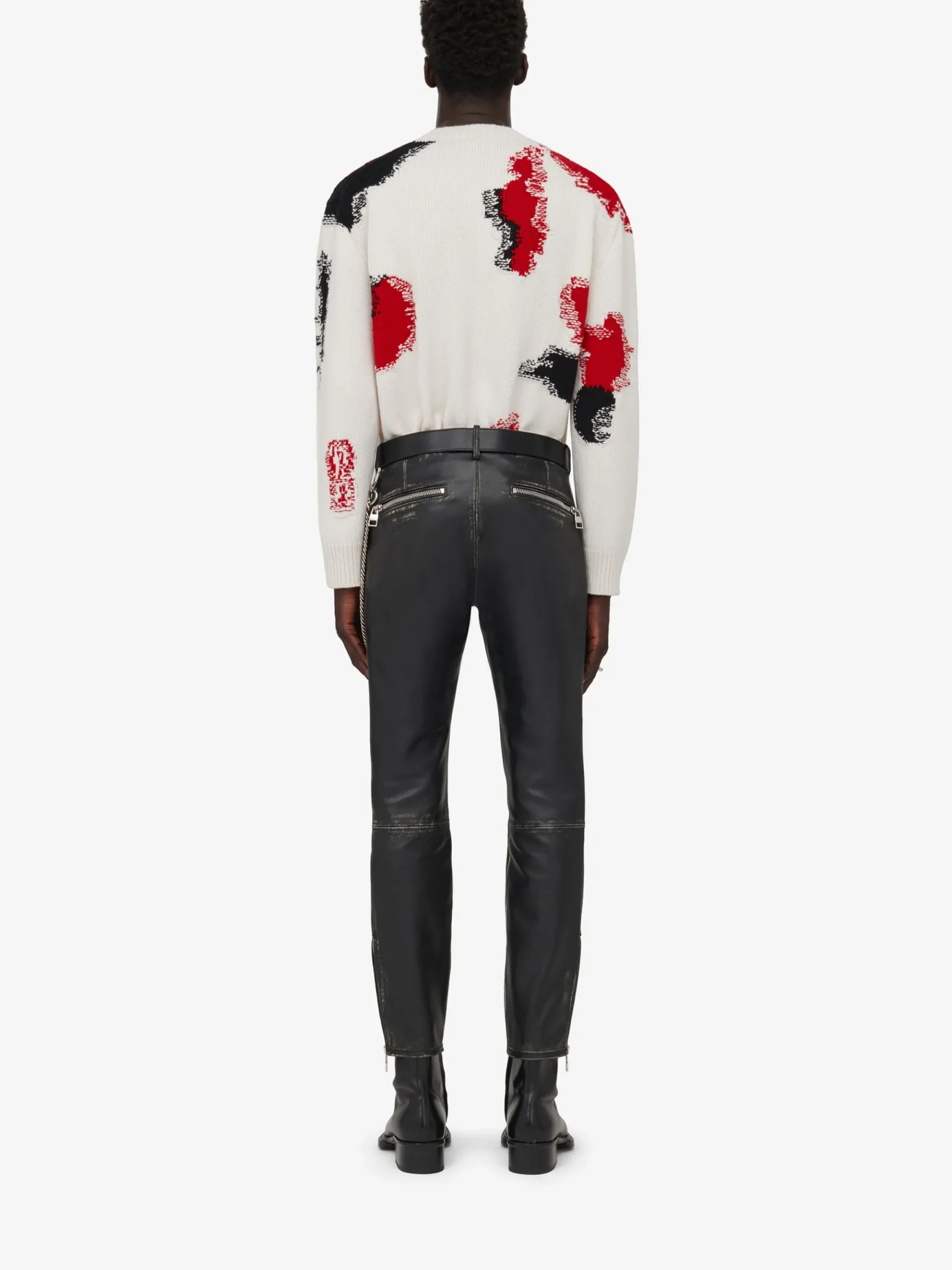 Men's Obscured Skull Intarsia Jumper in >Alexander McQueen Discount