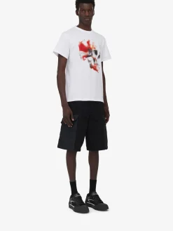 Men's Obscured Skull T-shirt in ><noscript><img width=