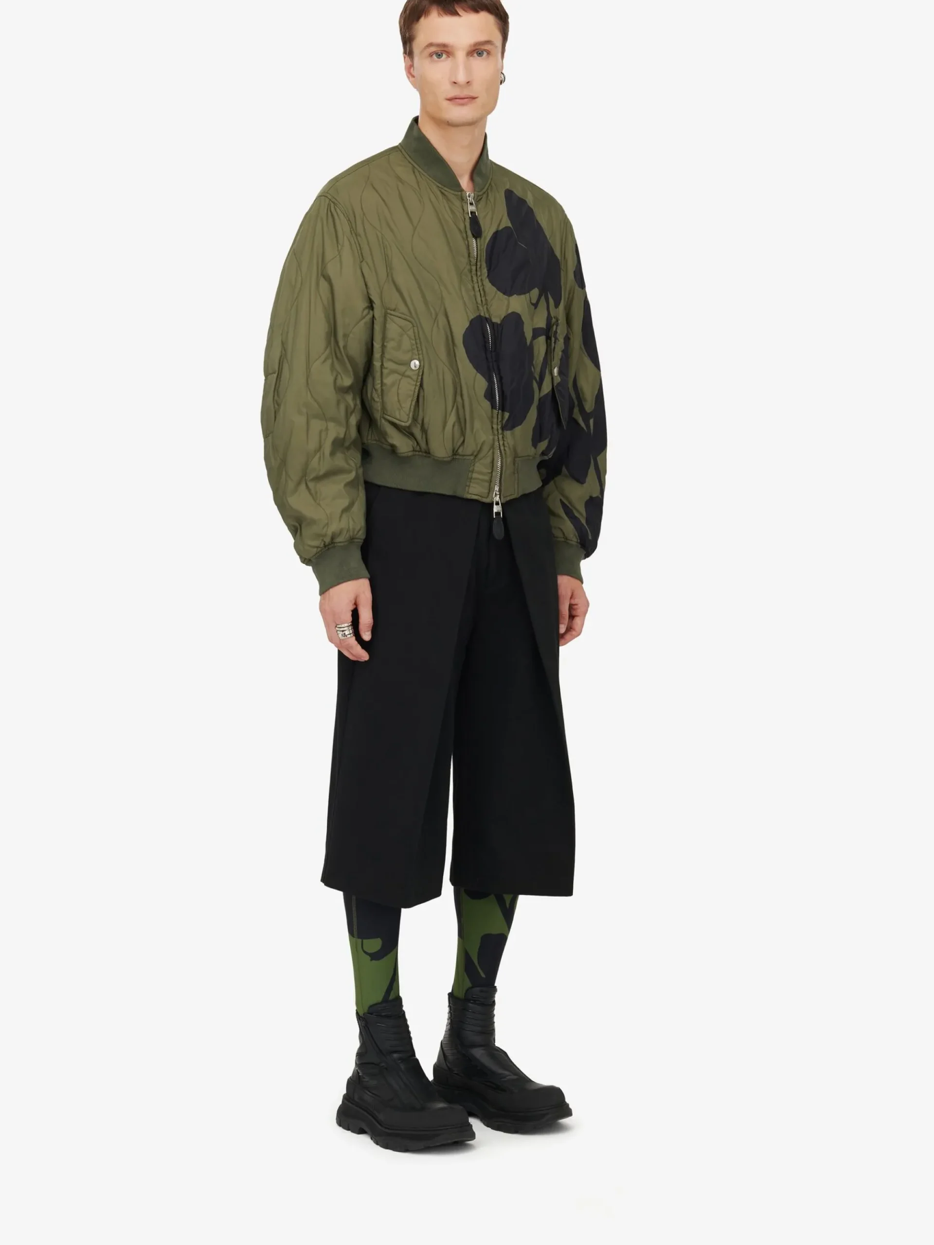 Men's Orchid Bomber Jacket in >Alexander McQueen Hot