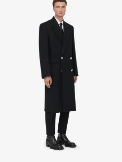 Men's Peak Lapel Double-breasted Coat in ><noscript><img width=
