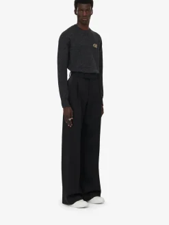 Men's Pleated Baggy Trousers in ><noscript><img width=