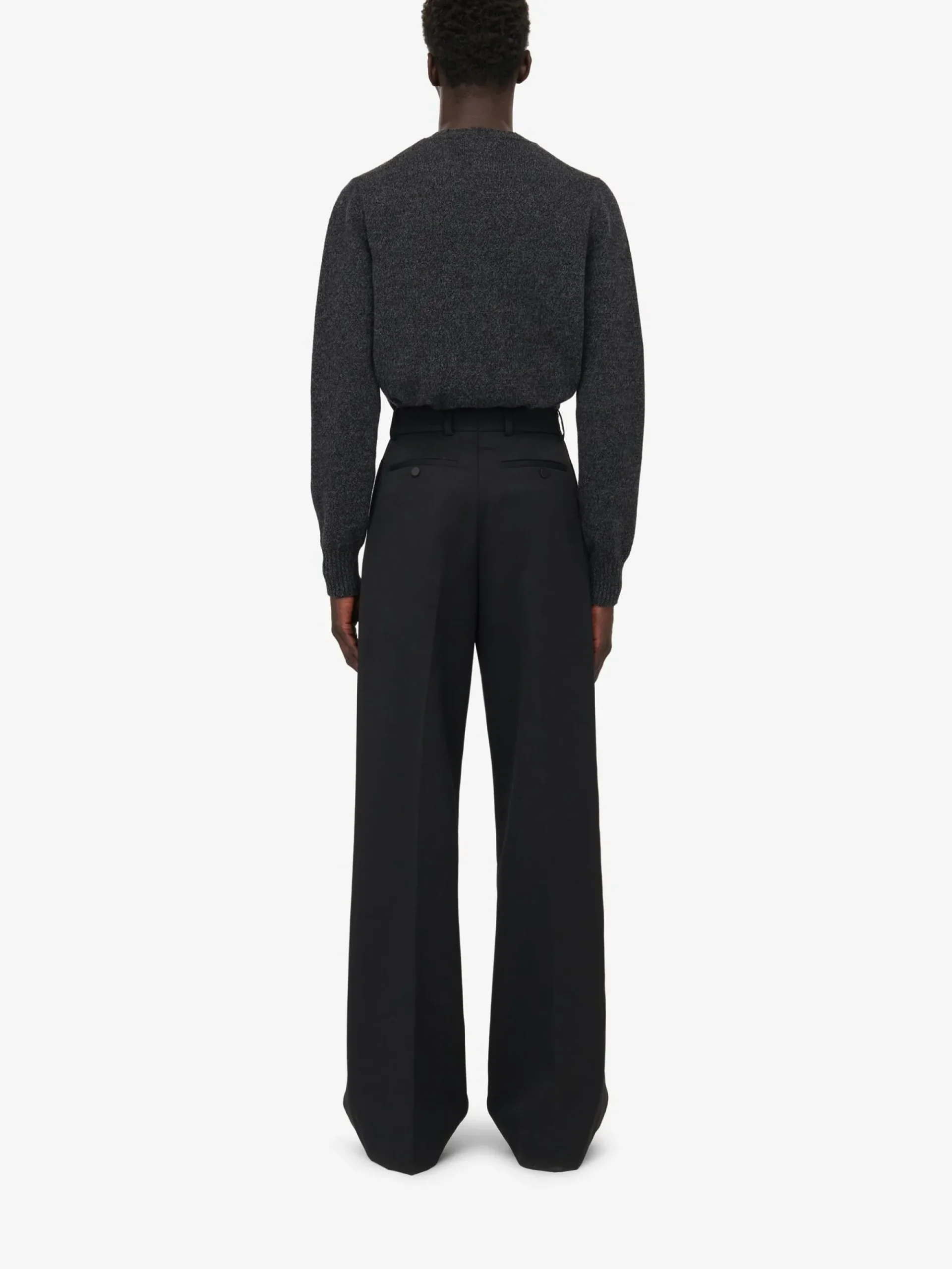 Men's Pleated Baggy Trousers in >Alexander McQueen Shop
