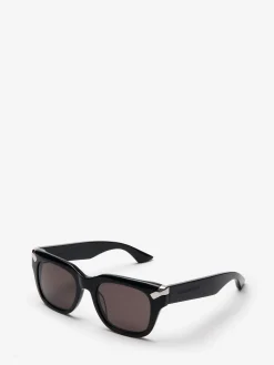 Men's Punk Rivet Square Sunglasses in ><noscript><img width=