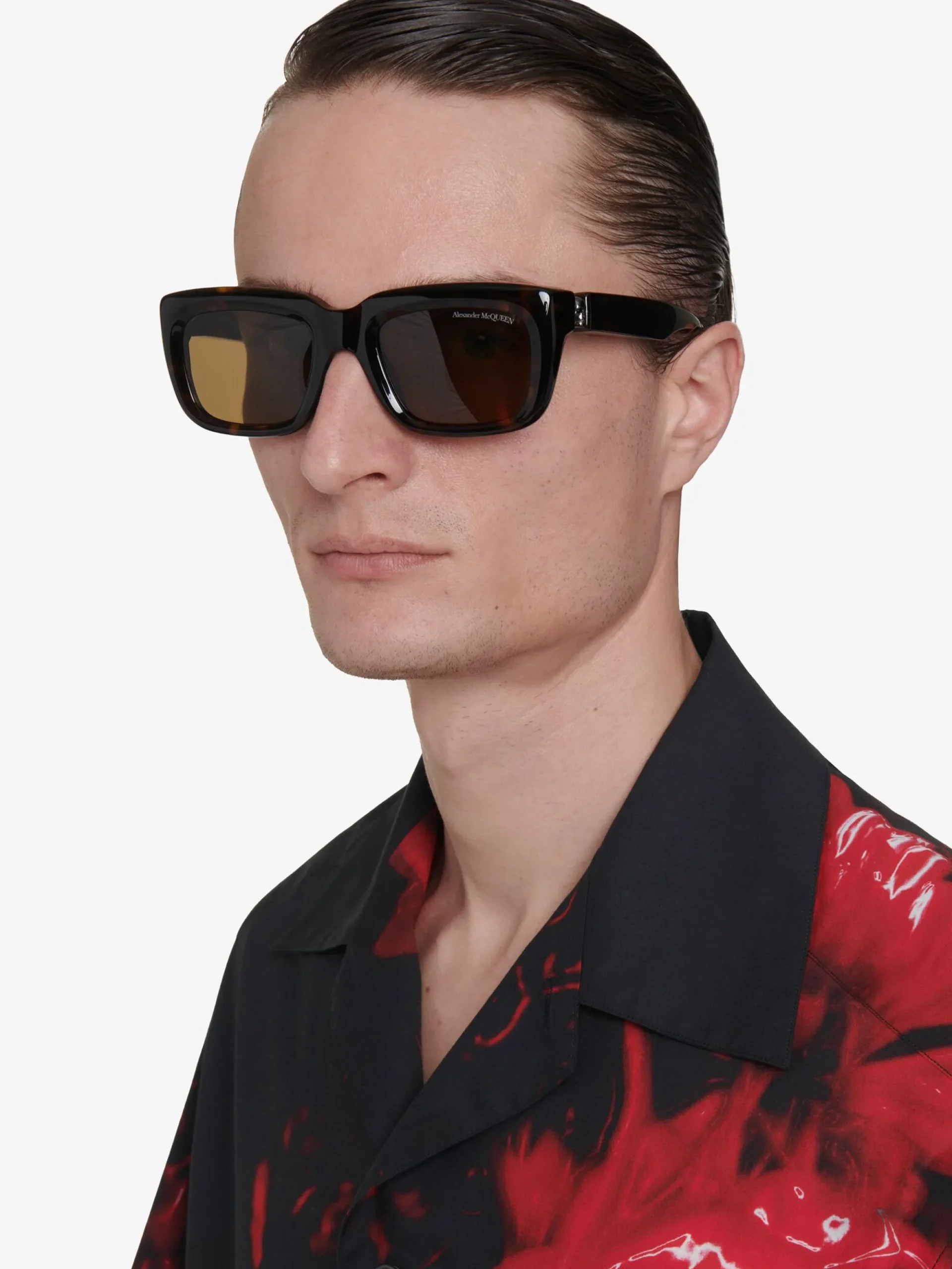 Men's Punk Rivet Square Sunglasses in >Alexander McQueen Store